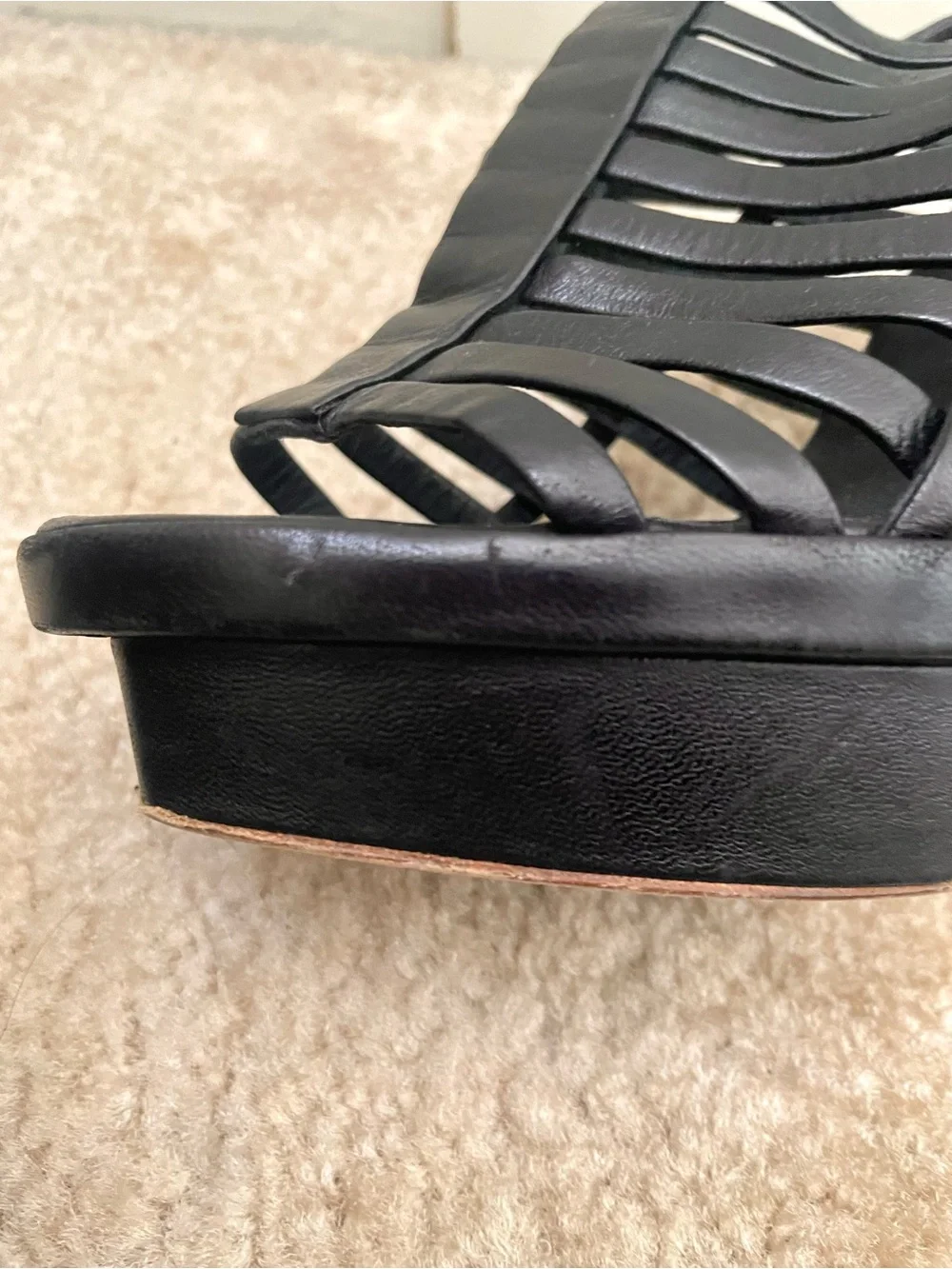 Balenciaga Black Platform High Heels